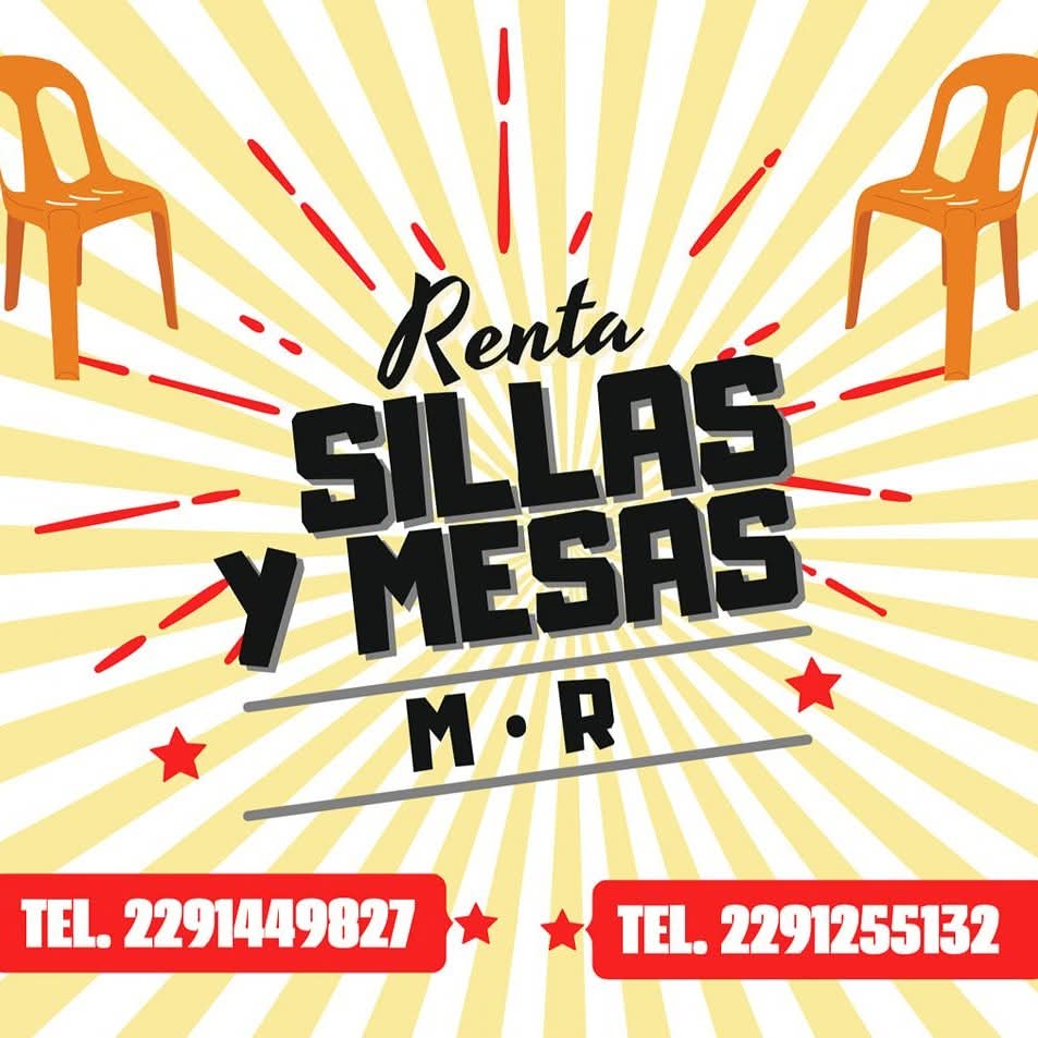 Renta de sillas y mesas MR