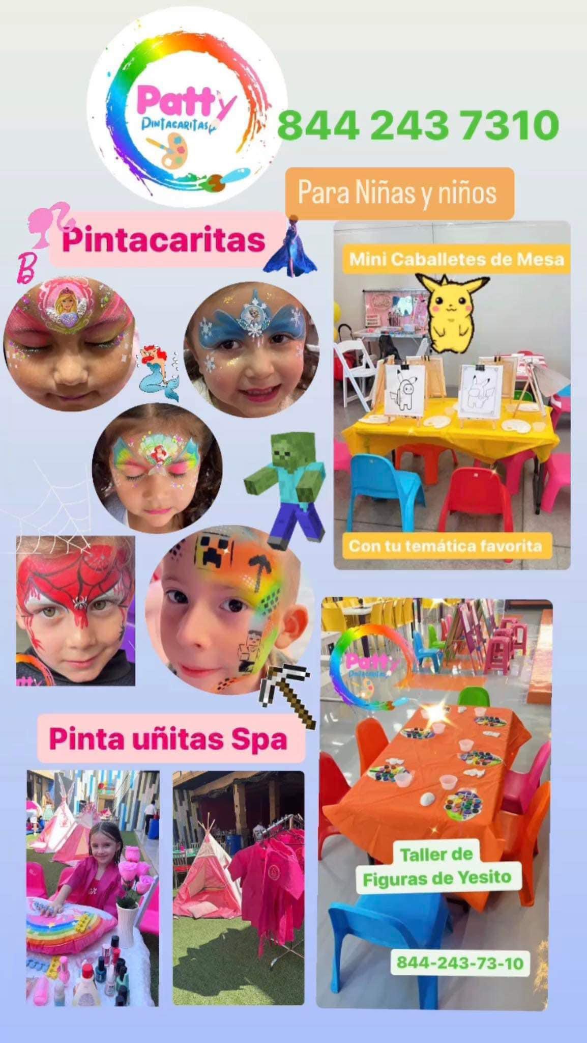 Entretenimiento Color y diversión para tu fiesta con Pintacaritas, Talleres de pintura � y Mini Spa  Página · Organización de eventos