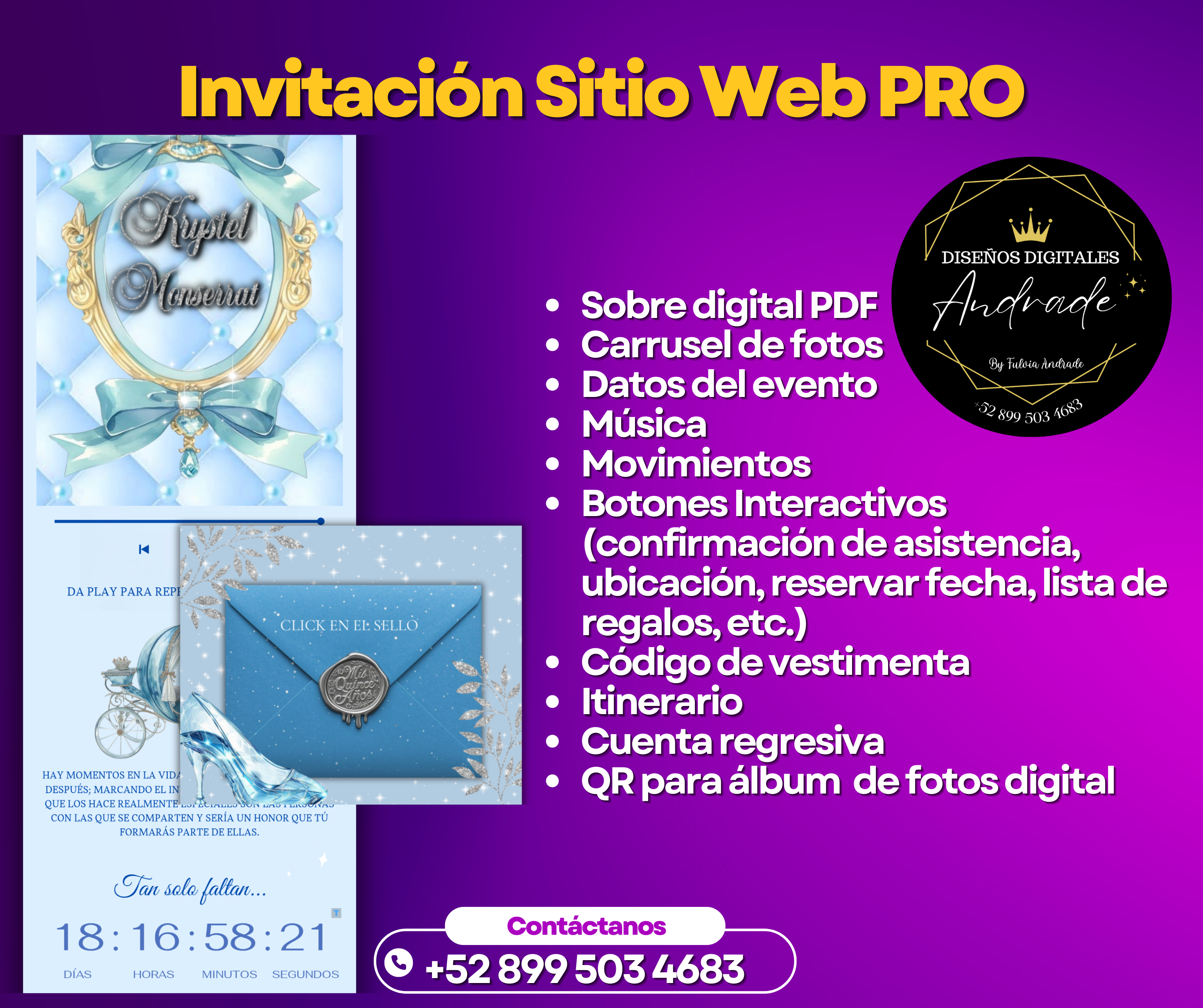 Invitaciones Digitales Sitio Web
